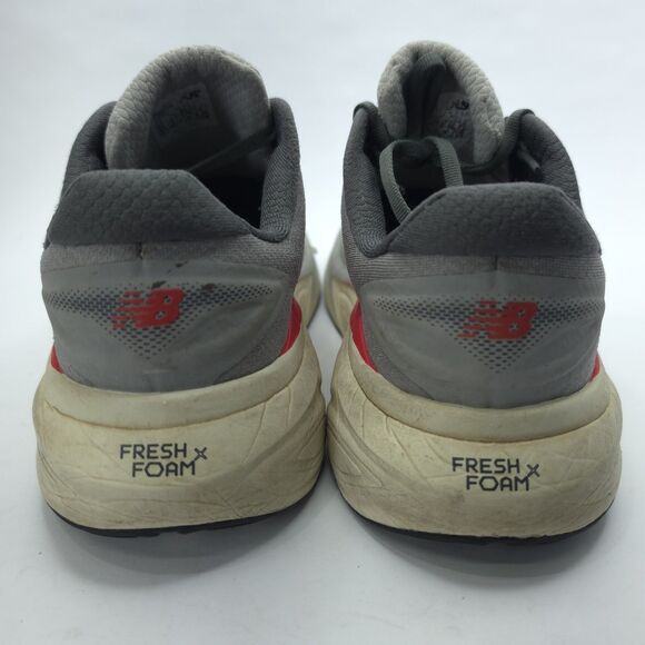 New Balance Men\'s Fresh Foam X More V6 Grey Red Size 9 4E Wide main image 9